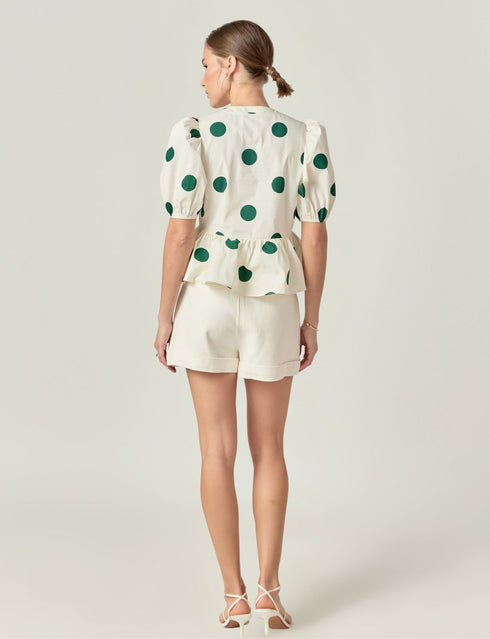 Dottie Peplum Top