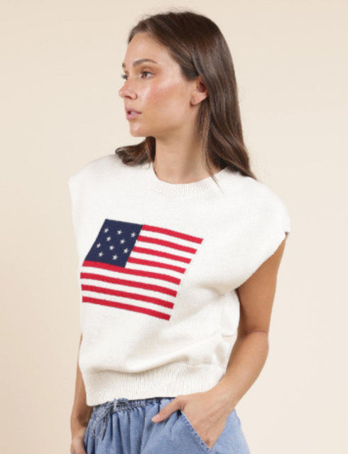American Dream Flag Sweater
