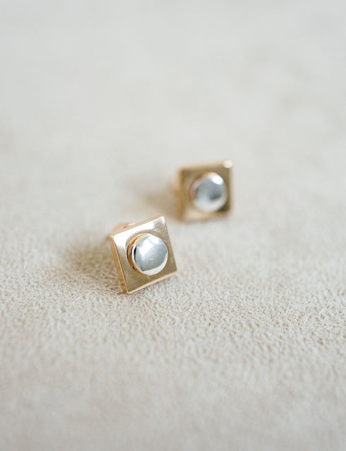 Geometric Stud Earrings