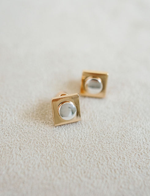 Geometric Stud Earrings