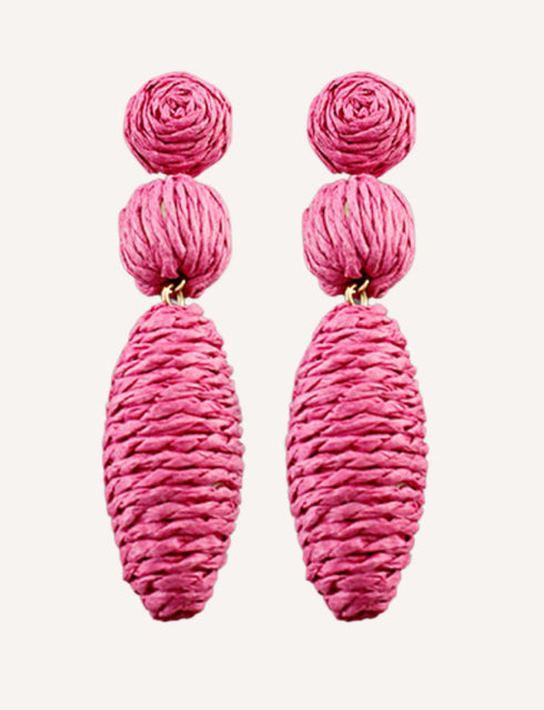 Raffia Drop Earrings