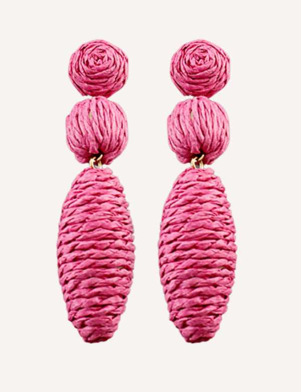 Raffia Drop Earrings