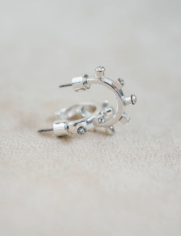 Metal Huggie Earrings