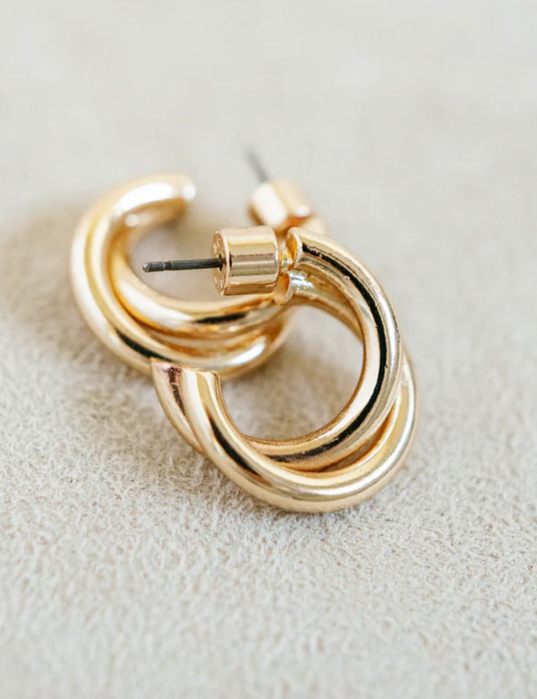 Twisted Hoop Earrings