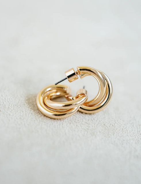 Twisted Hoop Earrings